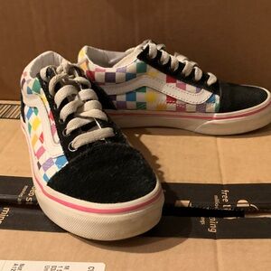 Vans Multicolor Checkered Kids Sneakers